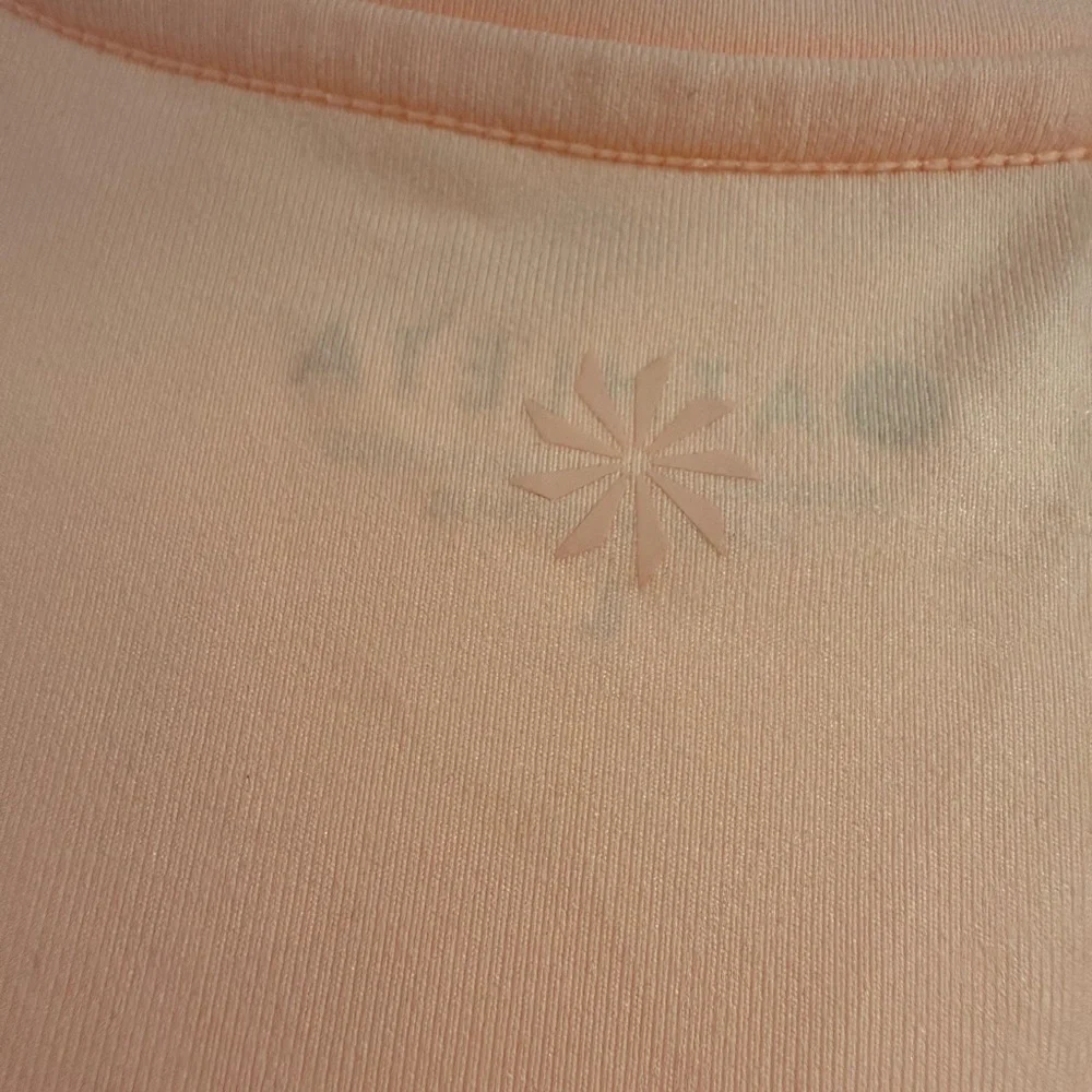 NWT Athleta Shanti Crop Top Orange Size Large - Picture 4 of 8